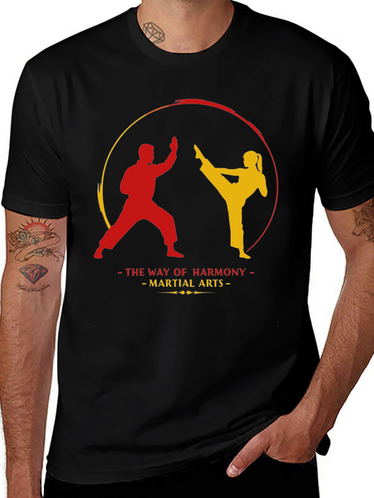 Martial Arts Harmony T-Shirt - Black