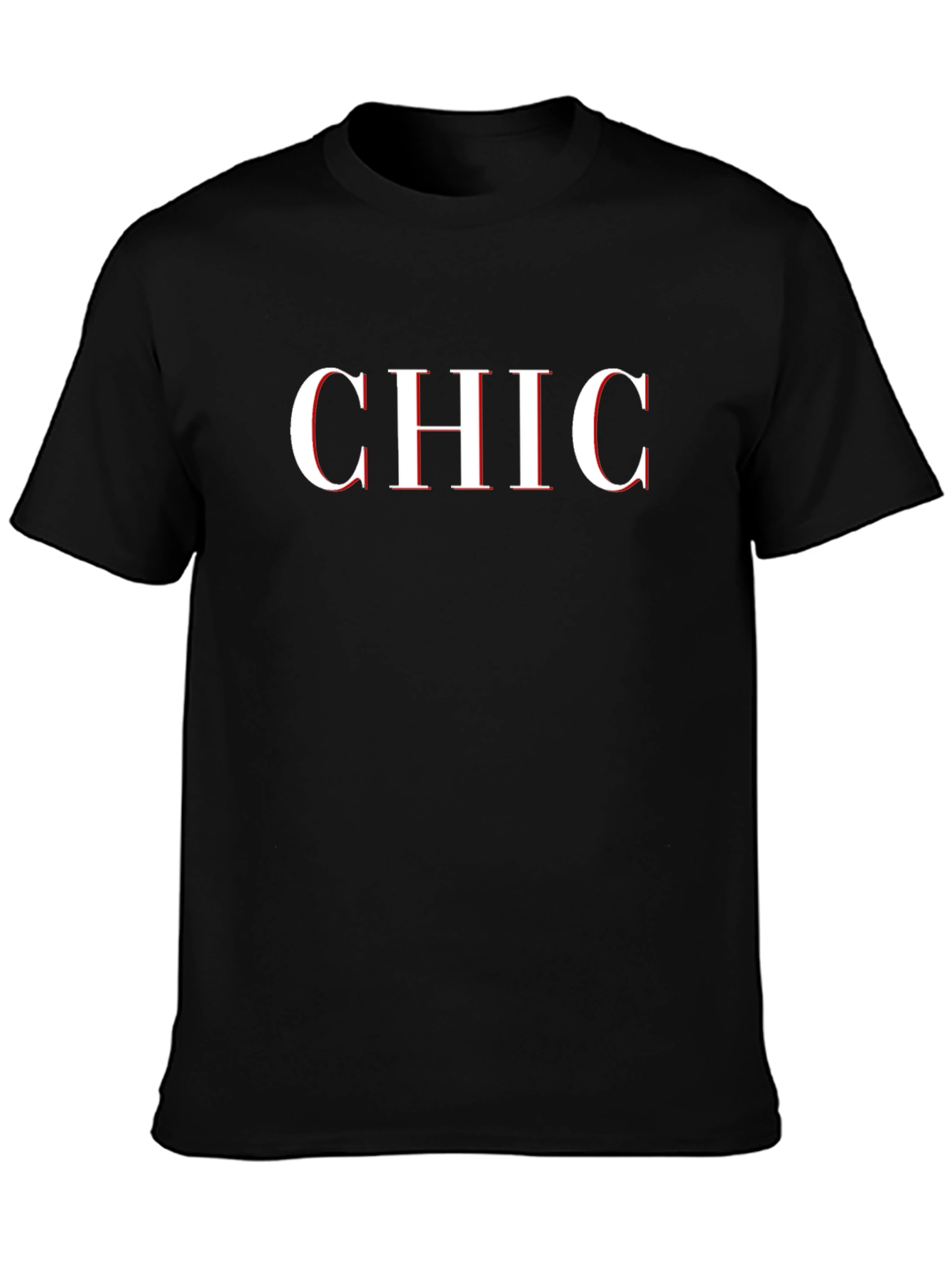 CHIC Graphic Tee - Stylish Cotton T-Shirt