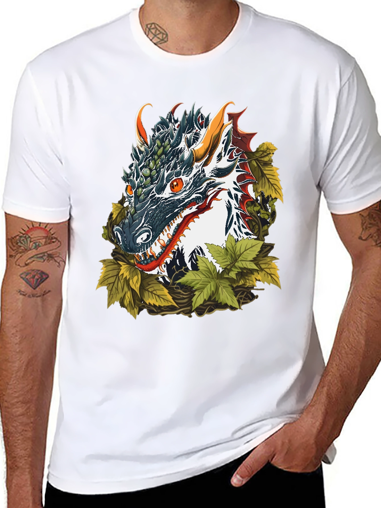 Dragon Graphic Tee - Fantasy Style