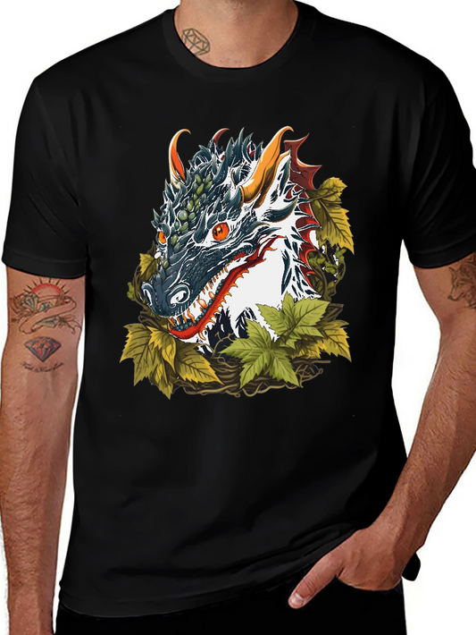 Dragon Graphic Tee - Fantasy Style