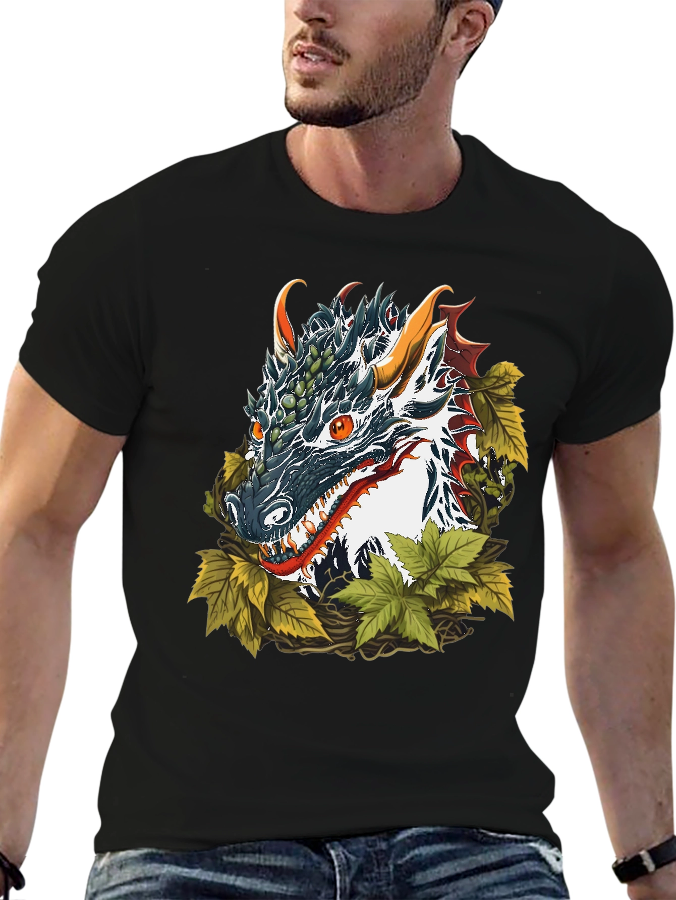 Dragon Graphic Tee - Fantasy Style