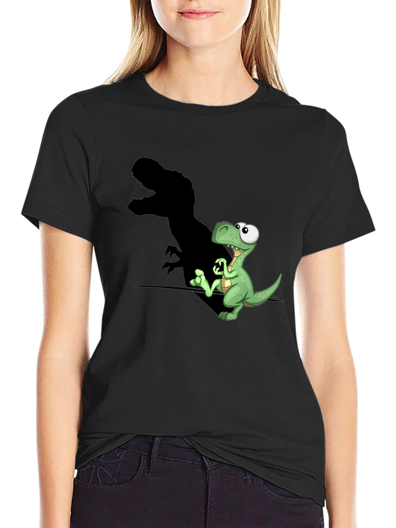 Dinosaur T-Rex Shadow Graphic Tee
