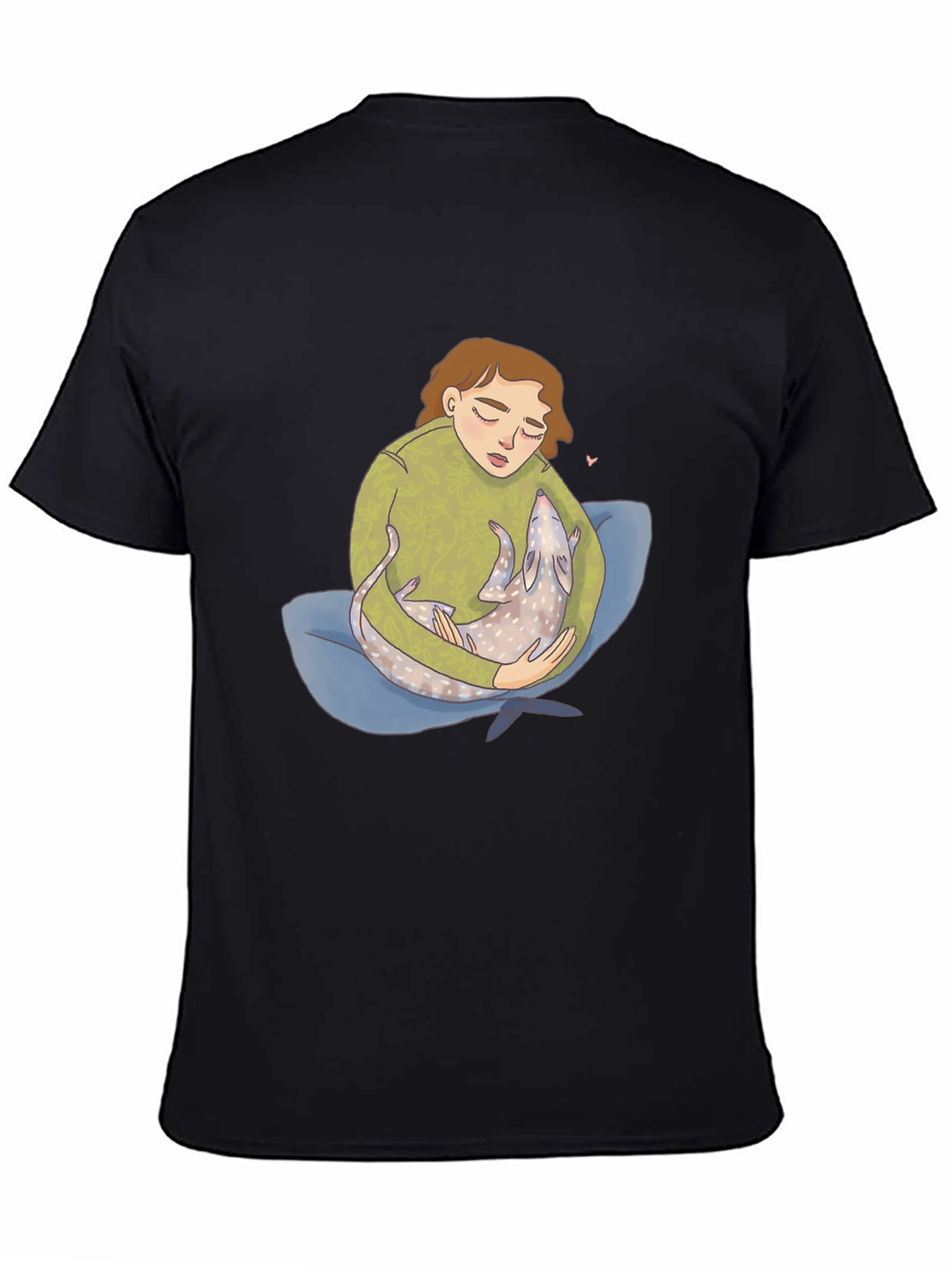 Comfort Print Tee - Girl & Pet