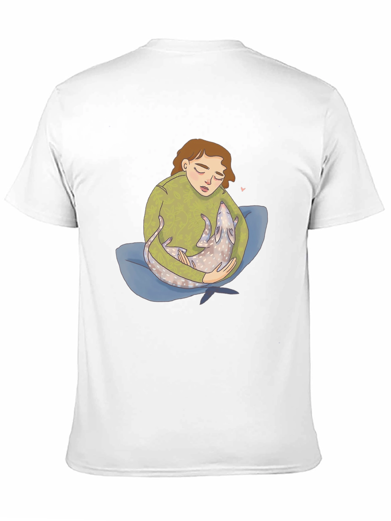 Comfort Print Tee - Girl & Pet
