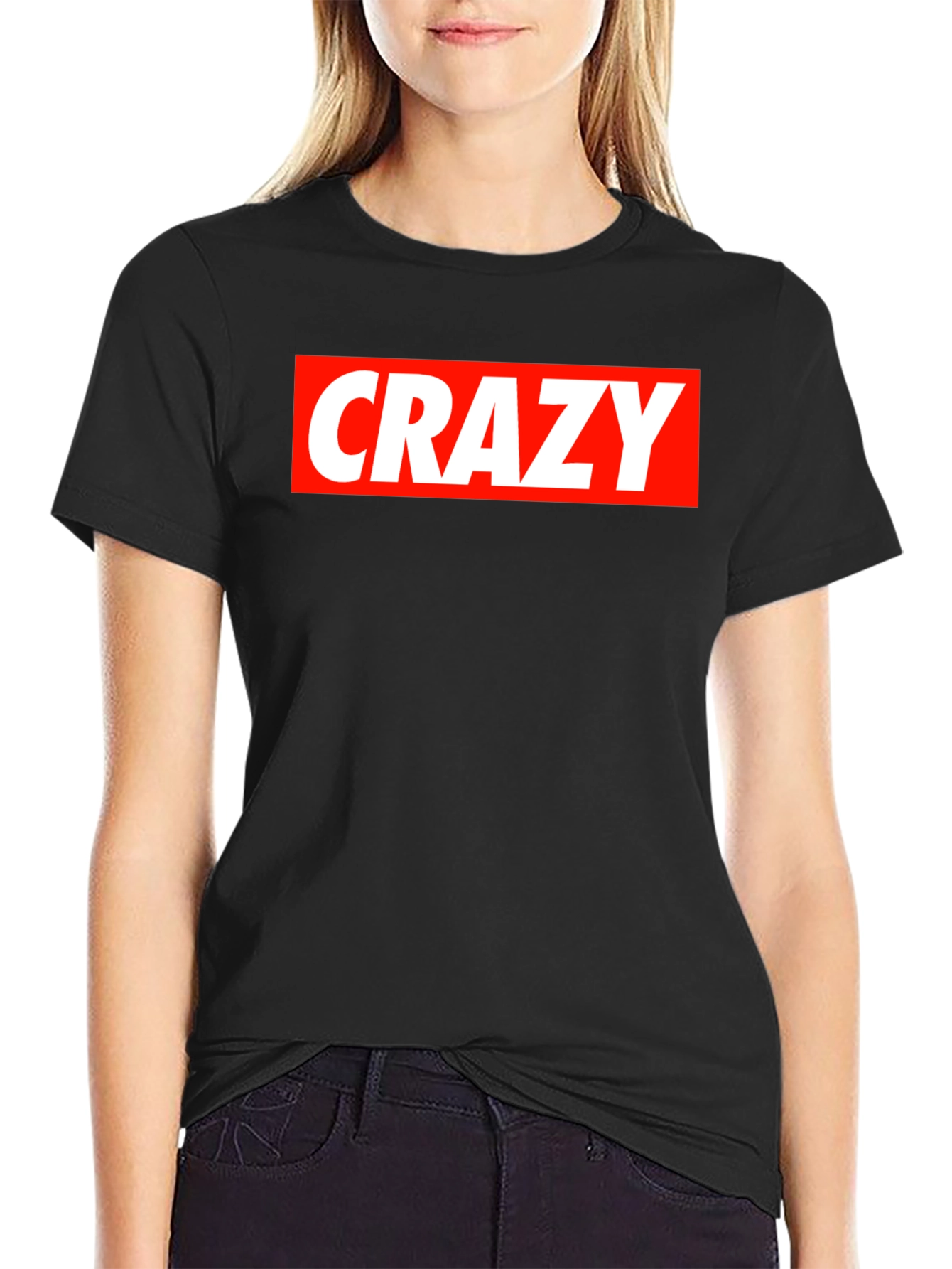 Crazy Graphic Tee - Bold Statement T-Shirt