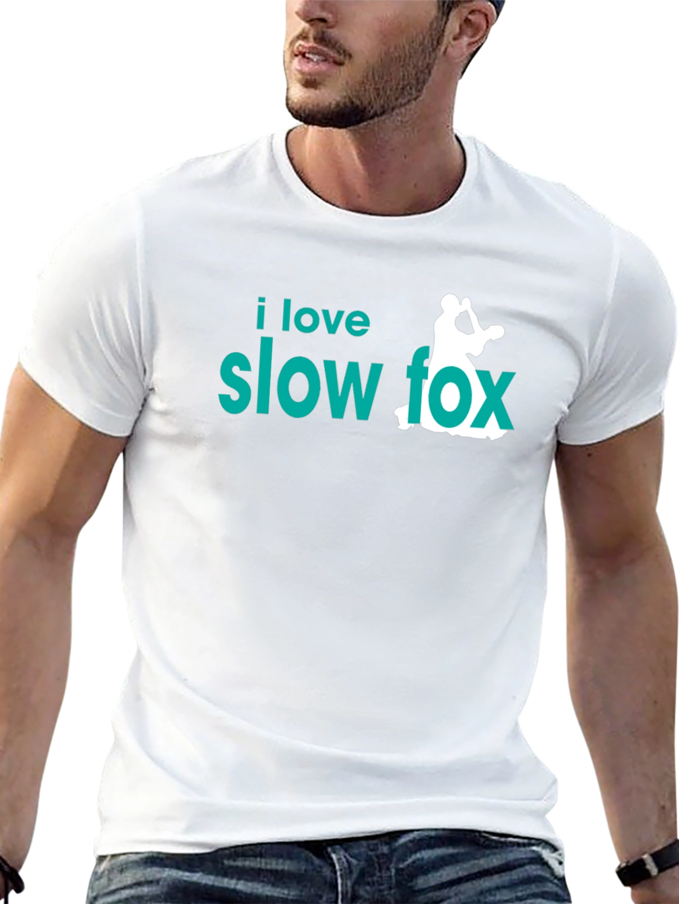 I Love Slow Fox Dance T-Shirt - Black