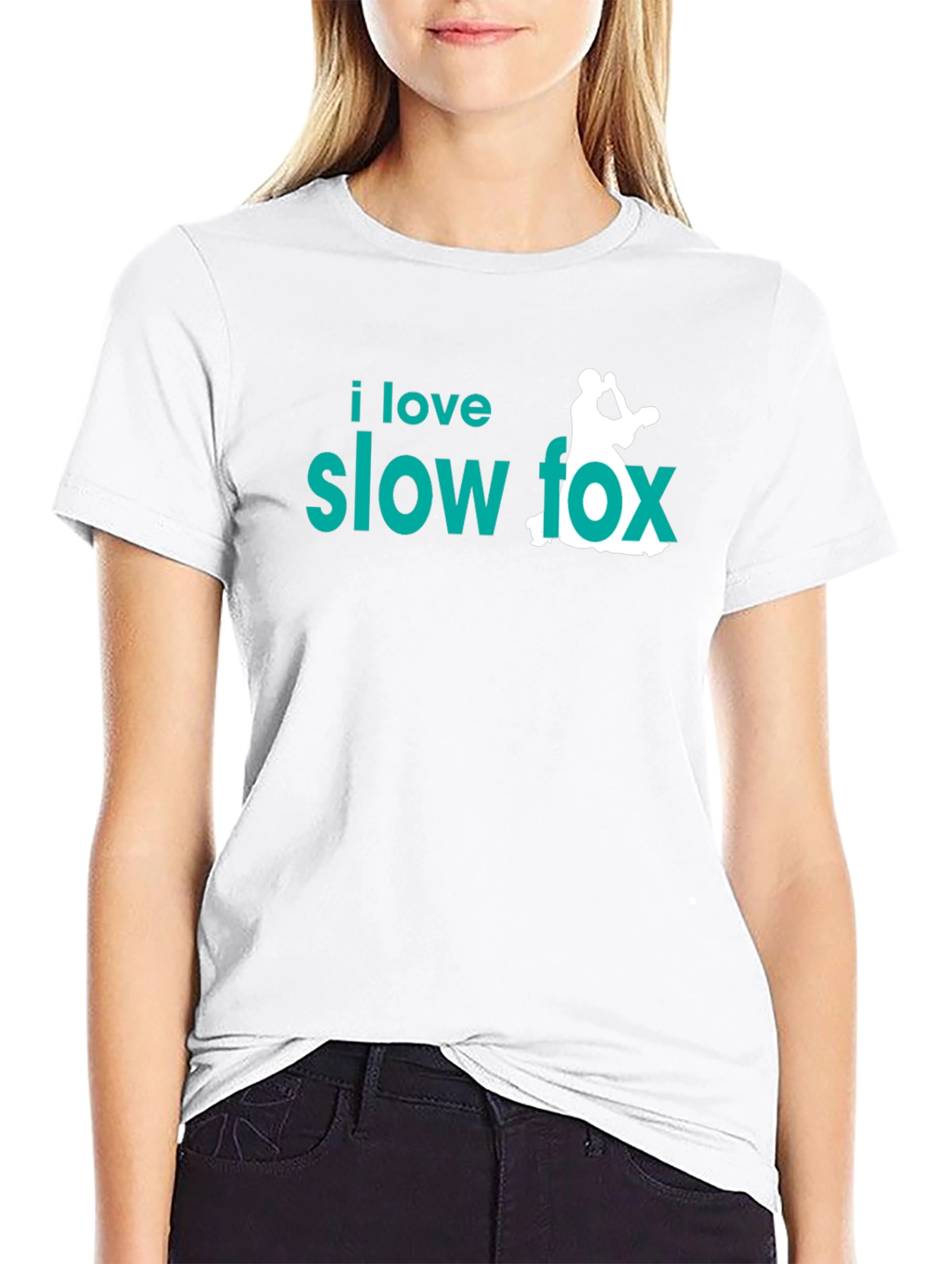 I Love Slow Fox Dance T-Shirt - Black