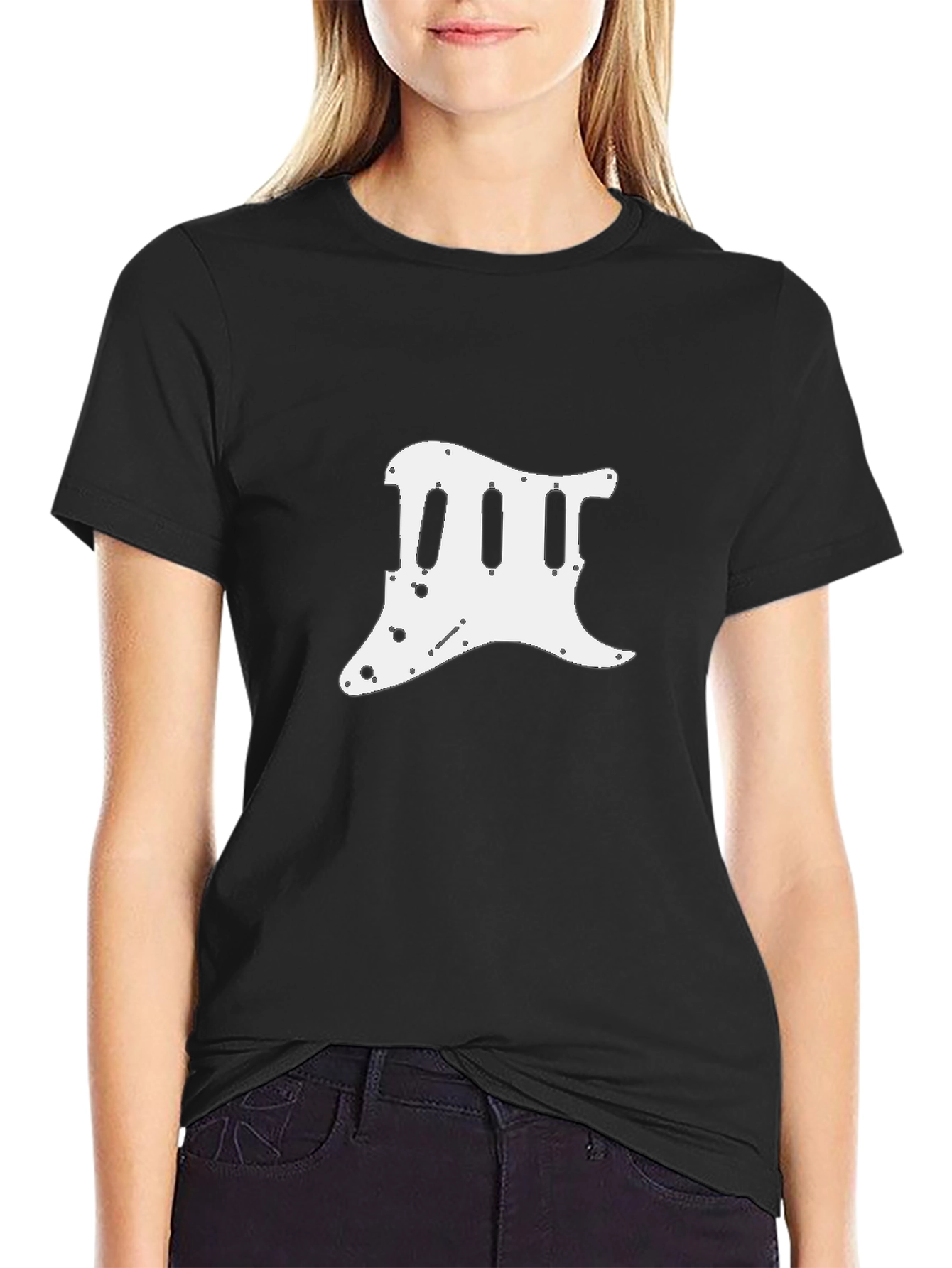 Guitar Pickguard Graphic Tee - Musicians Style