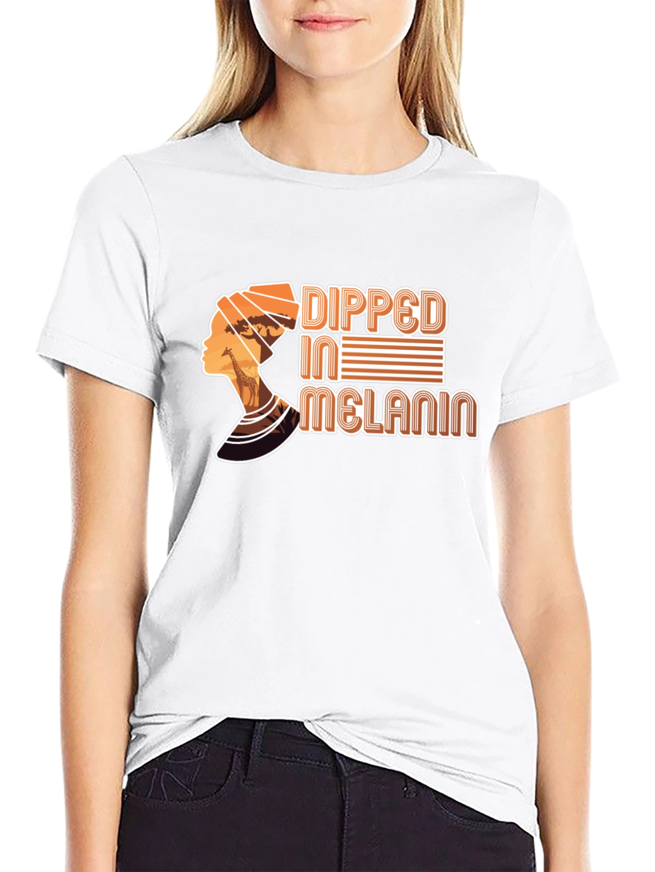 Dipped In Melanin T-Shirt - Black