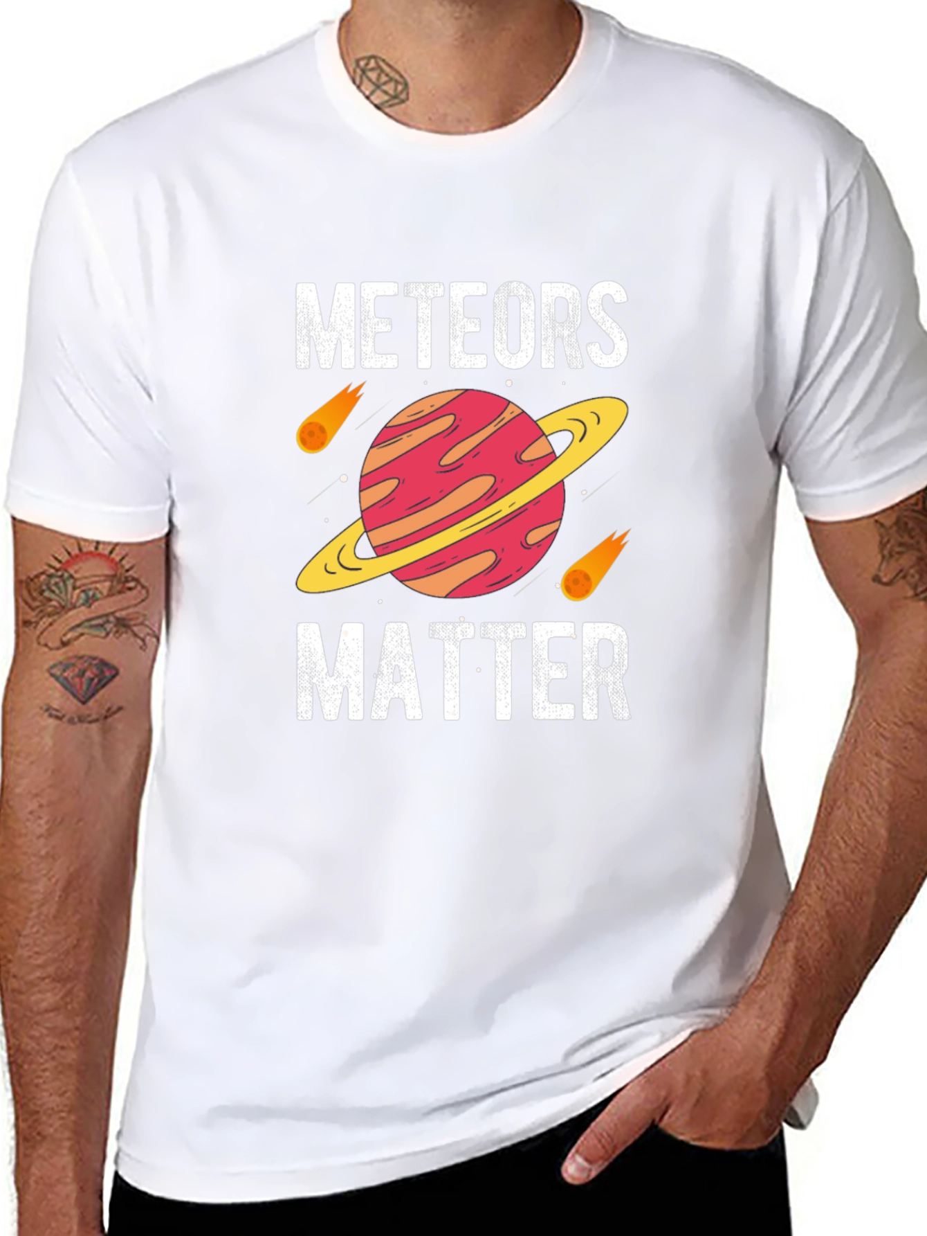 Meteors Matter Graphic T-Shirt - Space Lover Gift
