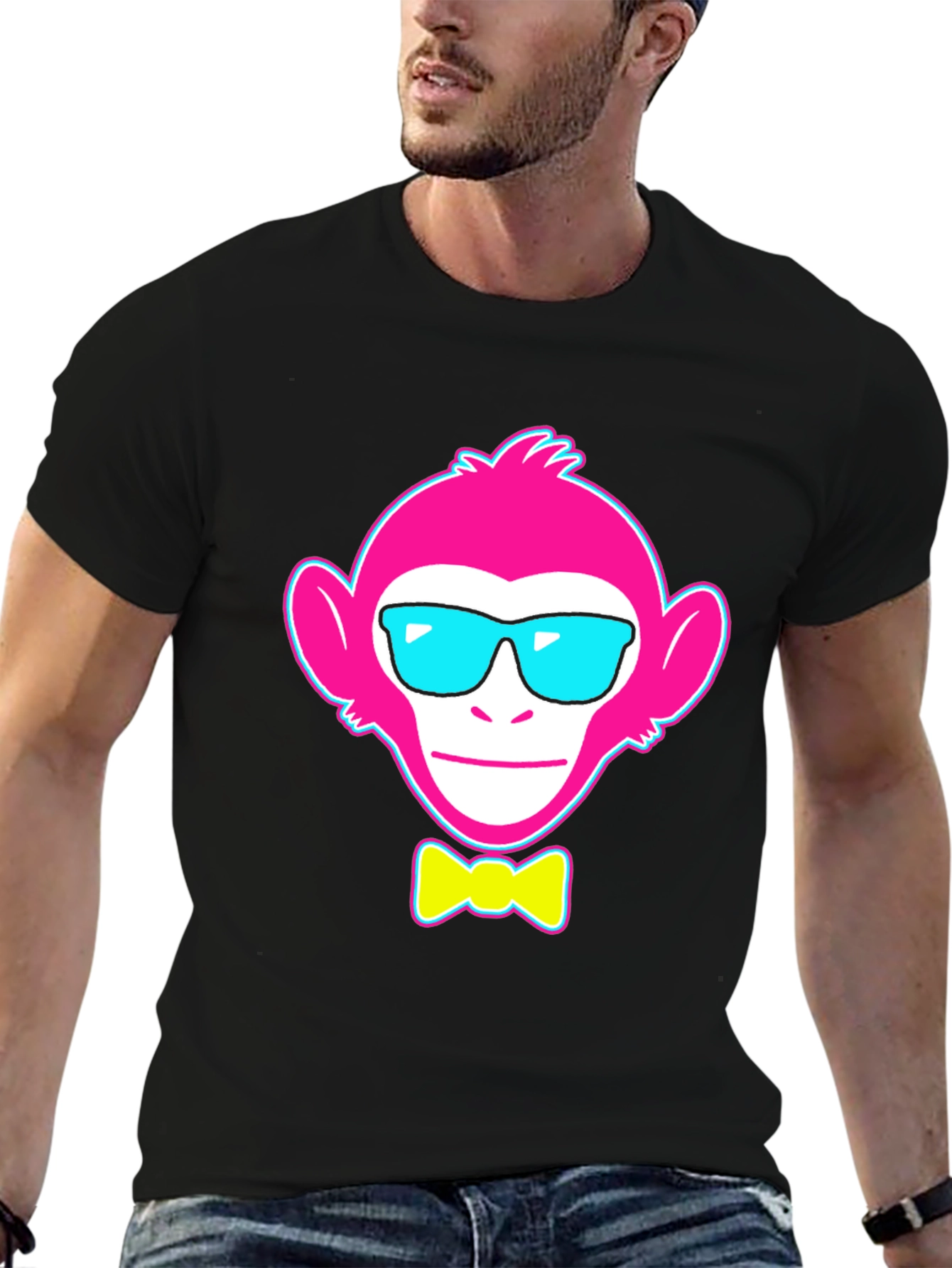 Cool Monkey Graphic T-Shirt