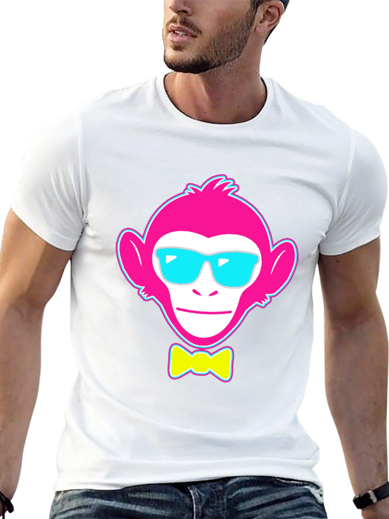 Cool Monkey Graphic T-Shirt