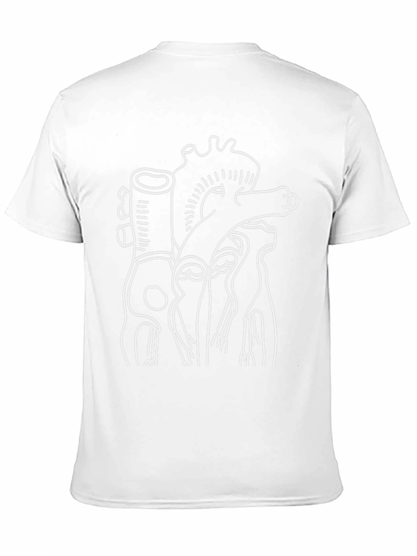 Anatomical Heart Graphic Tee - Black