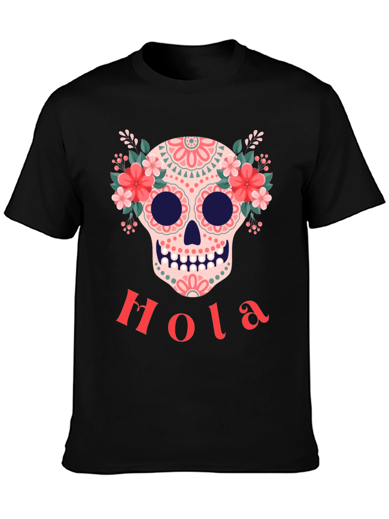 Hola Skull Tee - Day of the Dead
