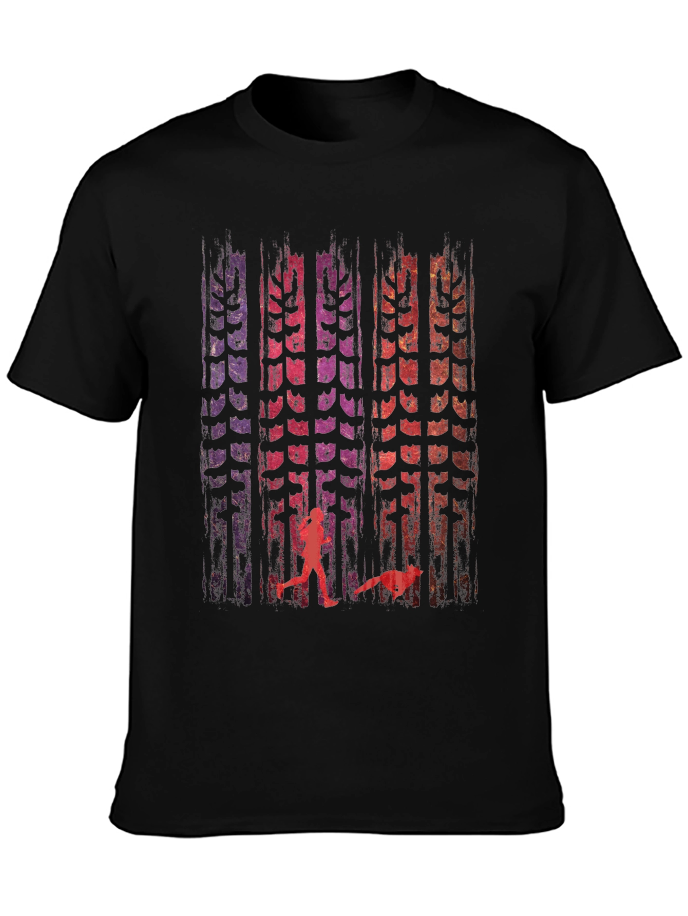 Runner & Wolf Graphic Print Tee