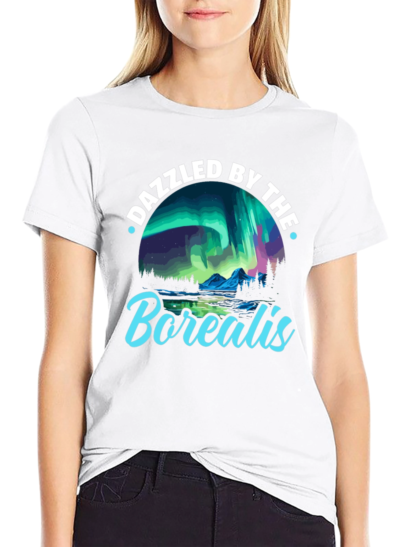 Dazzled by the Borealis Graphic Tee