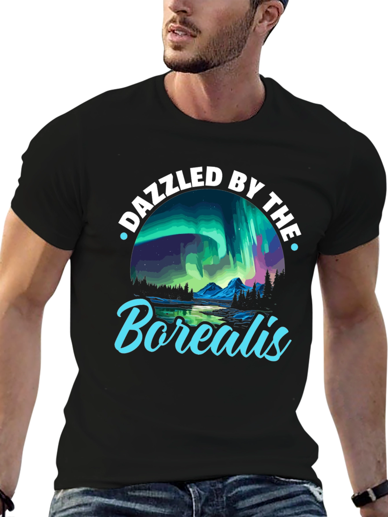 Dazzled by the Borealis Graphic Tee