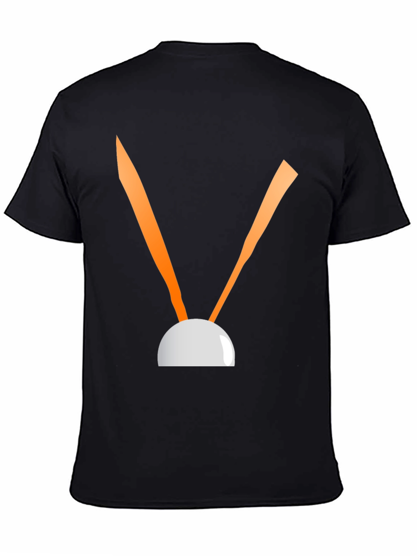 Abstract Graphic Black Tee