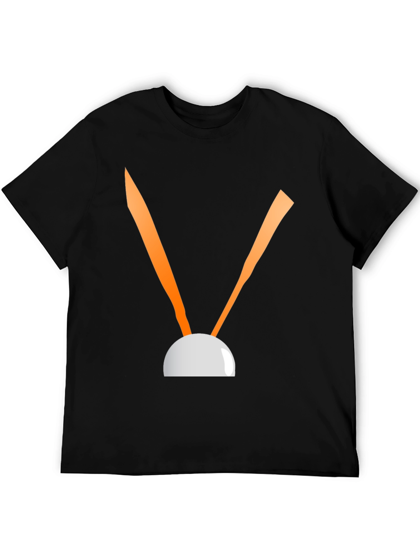 Abstract Graphic Black Tee