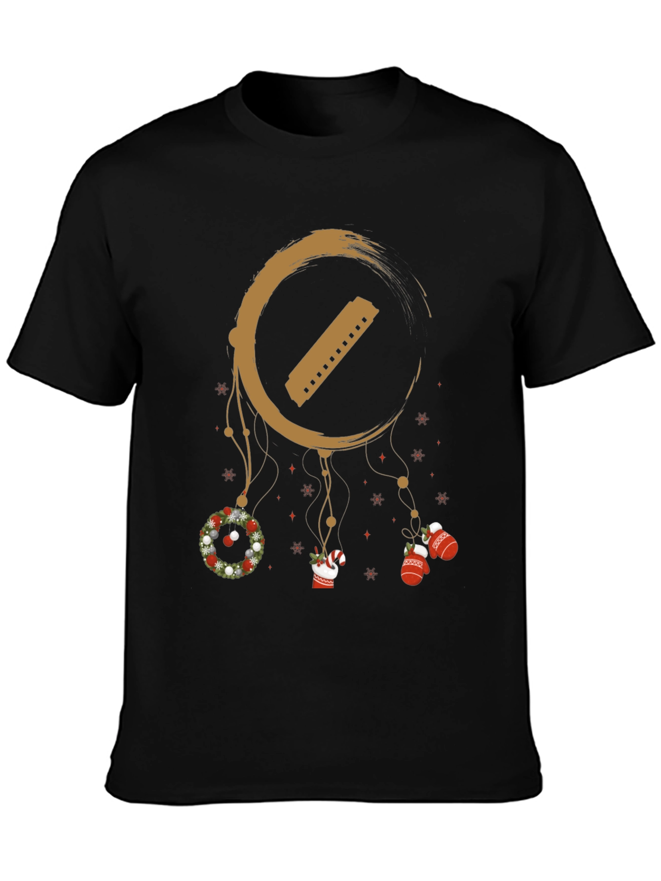 Festive Harmonica Dreamcatcher T-Shirt