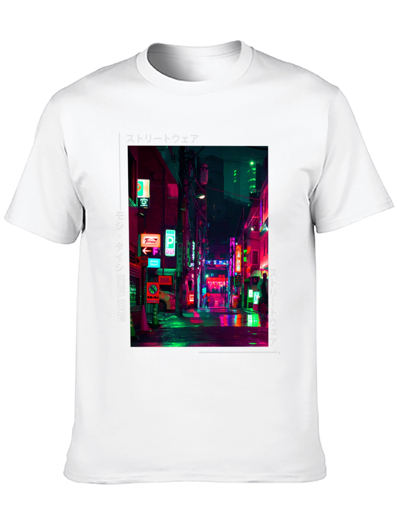 Neon Tokyo Streetwear T-Shirt