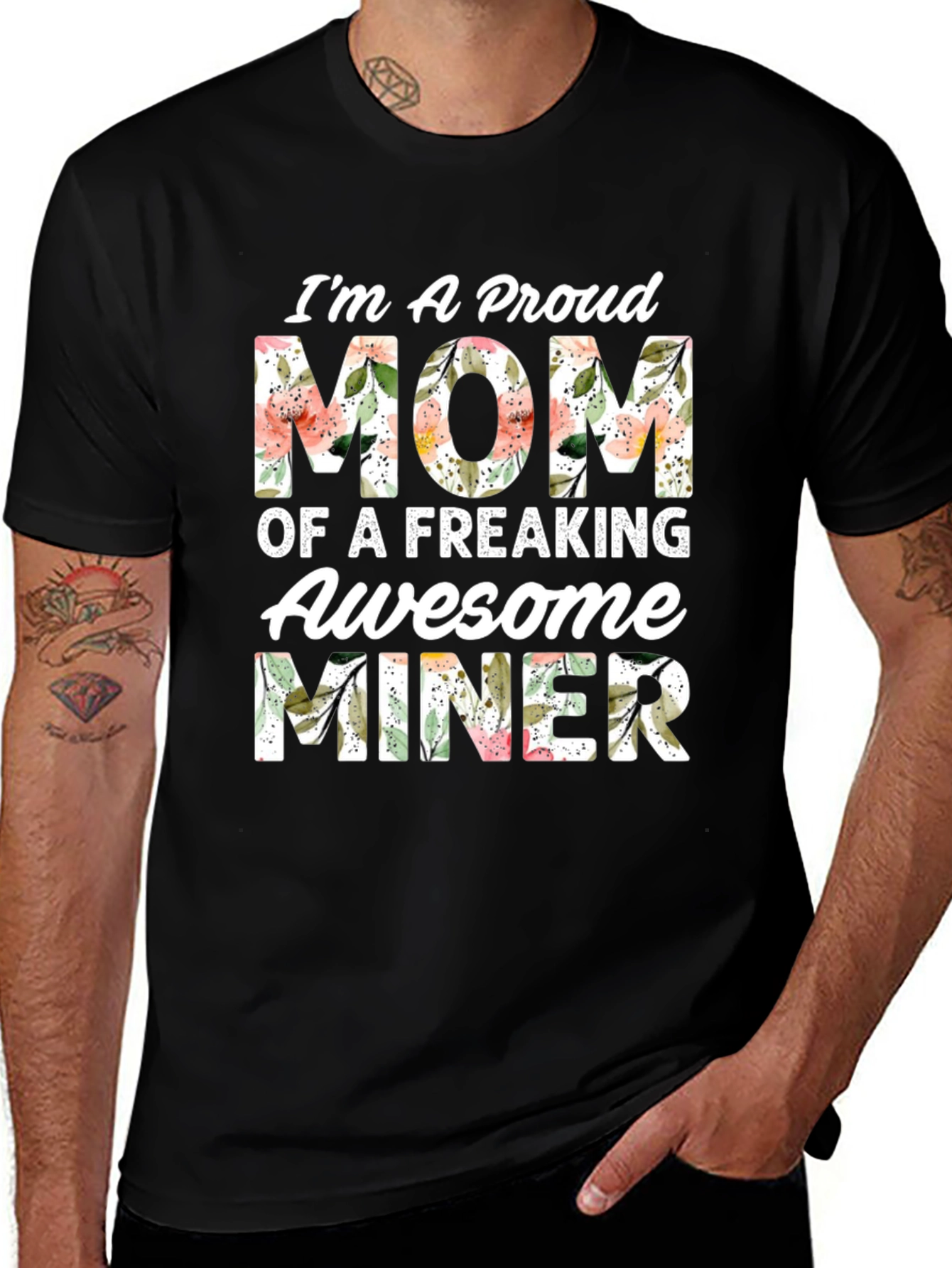 Proud Mom of an Awesome Miner T-Shirt