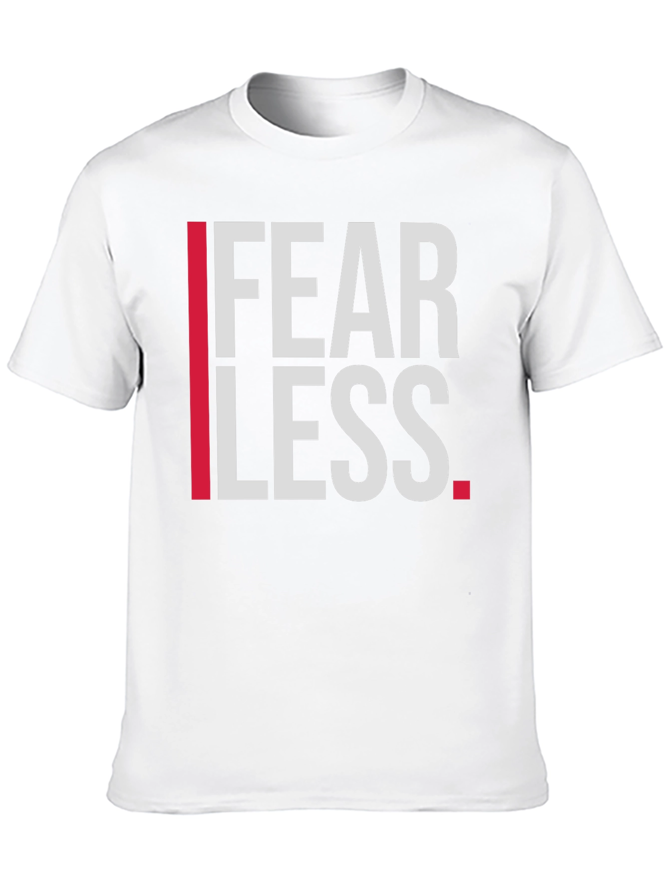 Fearless Graphic Print T-Shirt - Stylish Black Tee