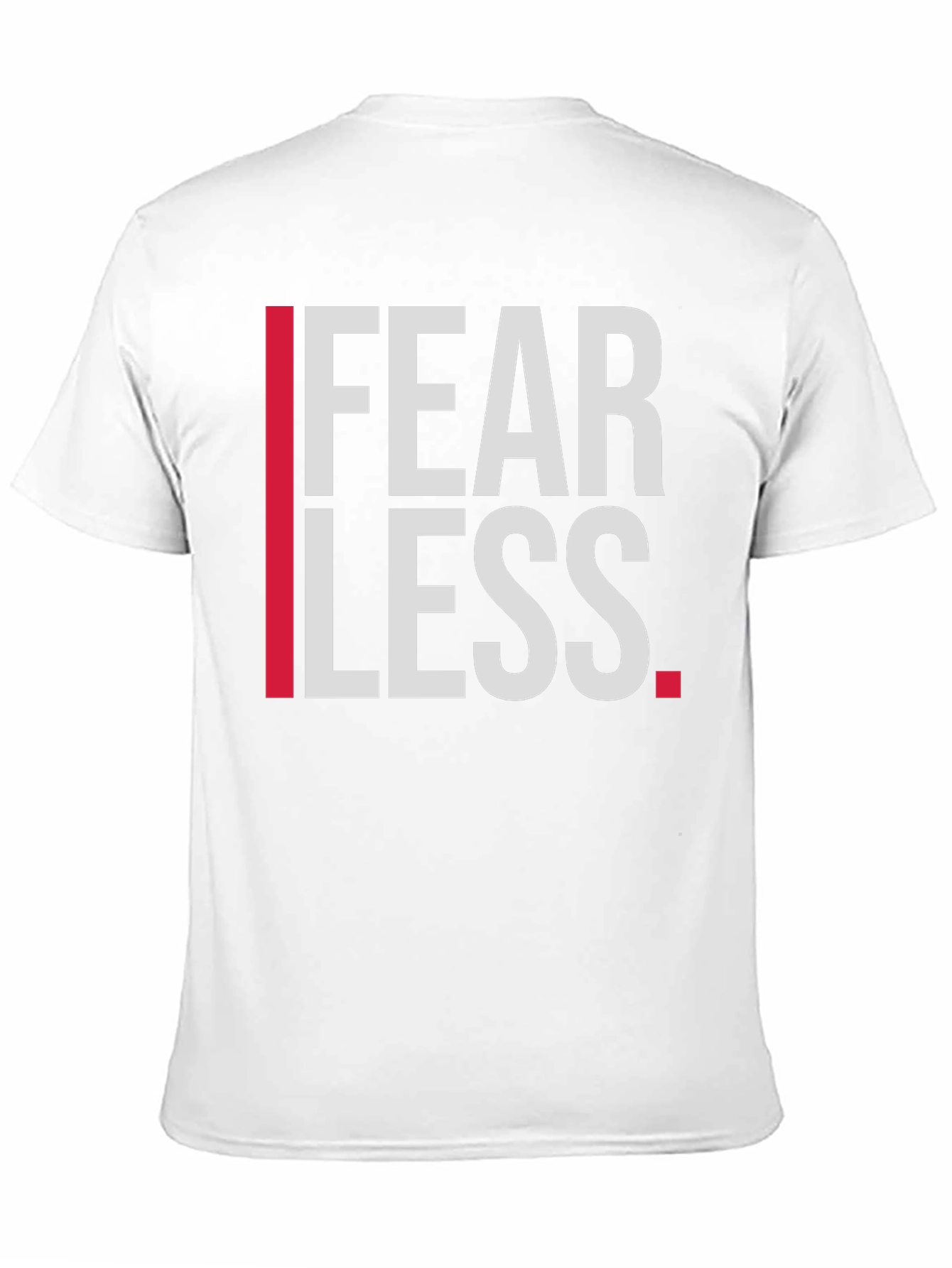 Fearless Graphic Print T-Shirt - Stylish Black Tee