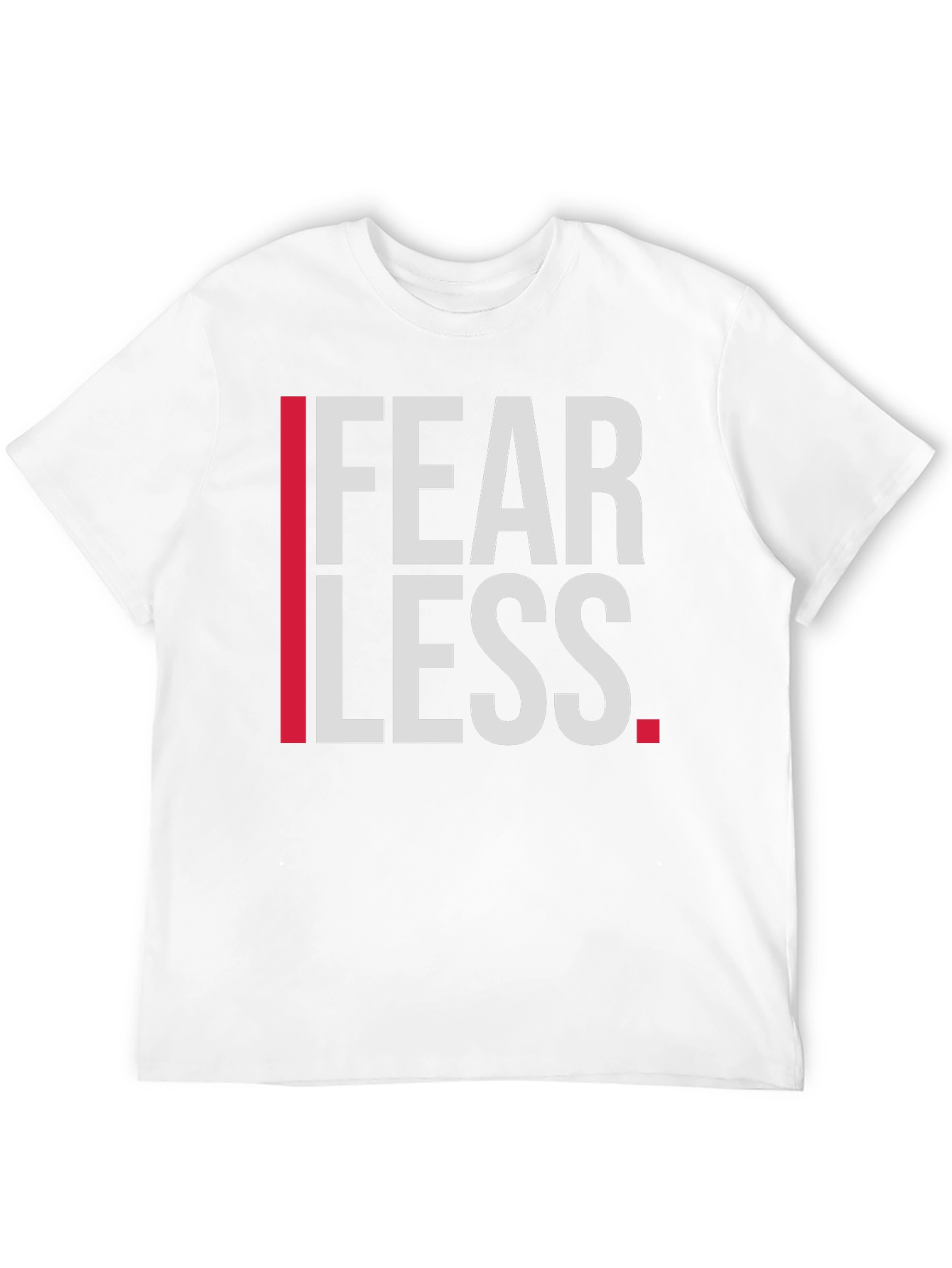 Fearless Graphic Print T-Shirt - Stylish Black Tee