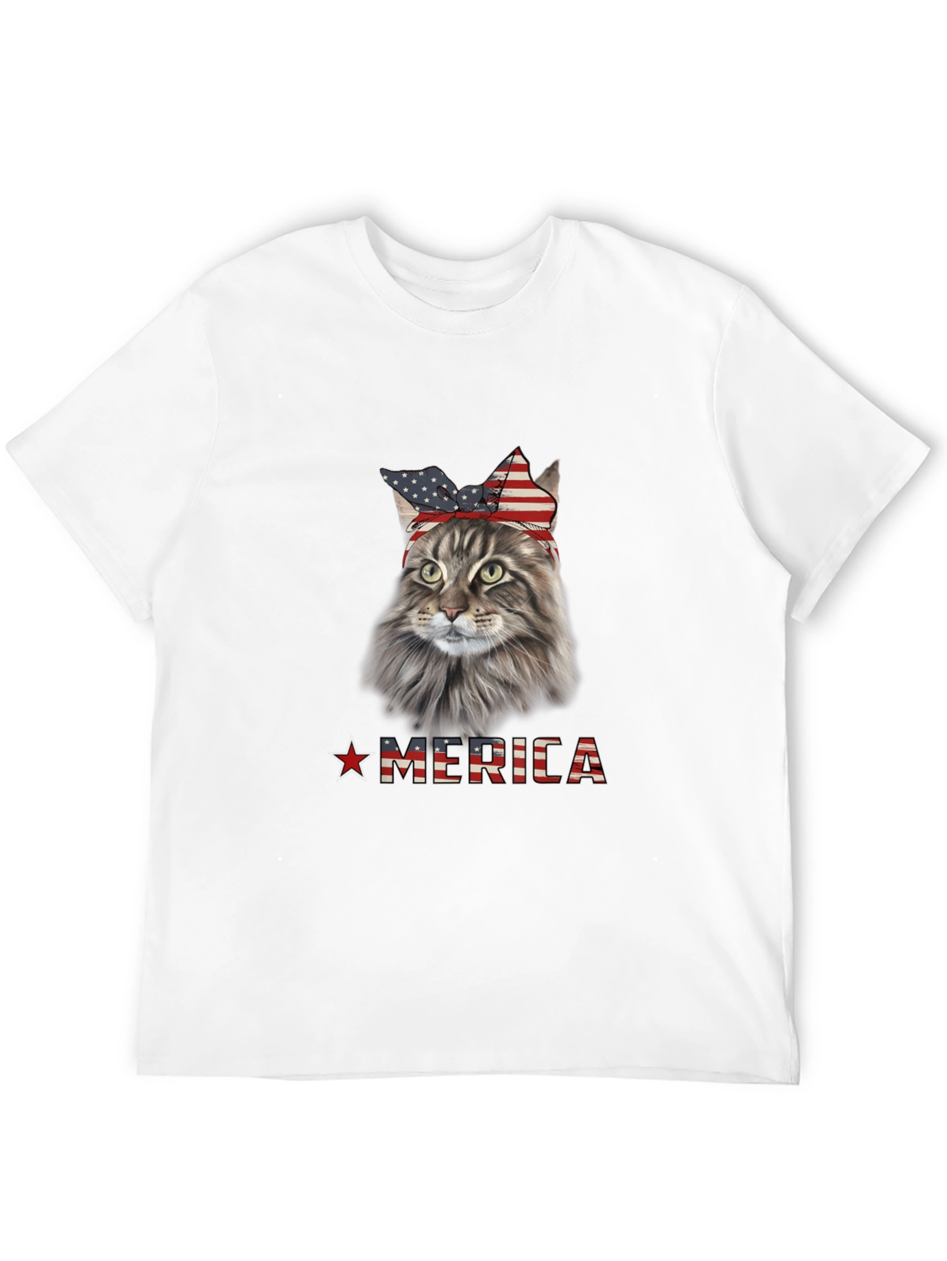 Patriotic Cat Merica T-Shirt