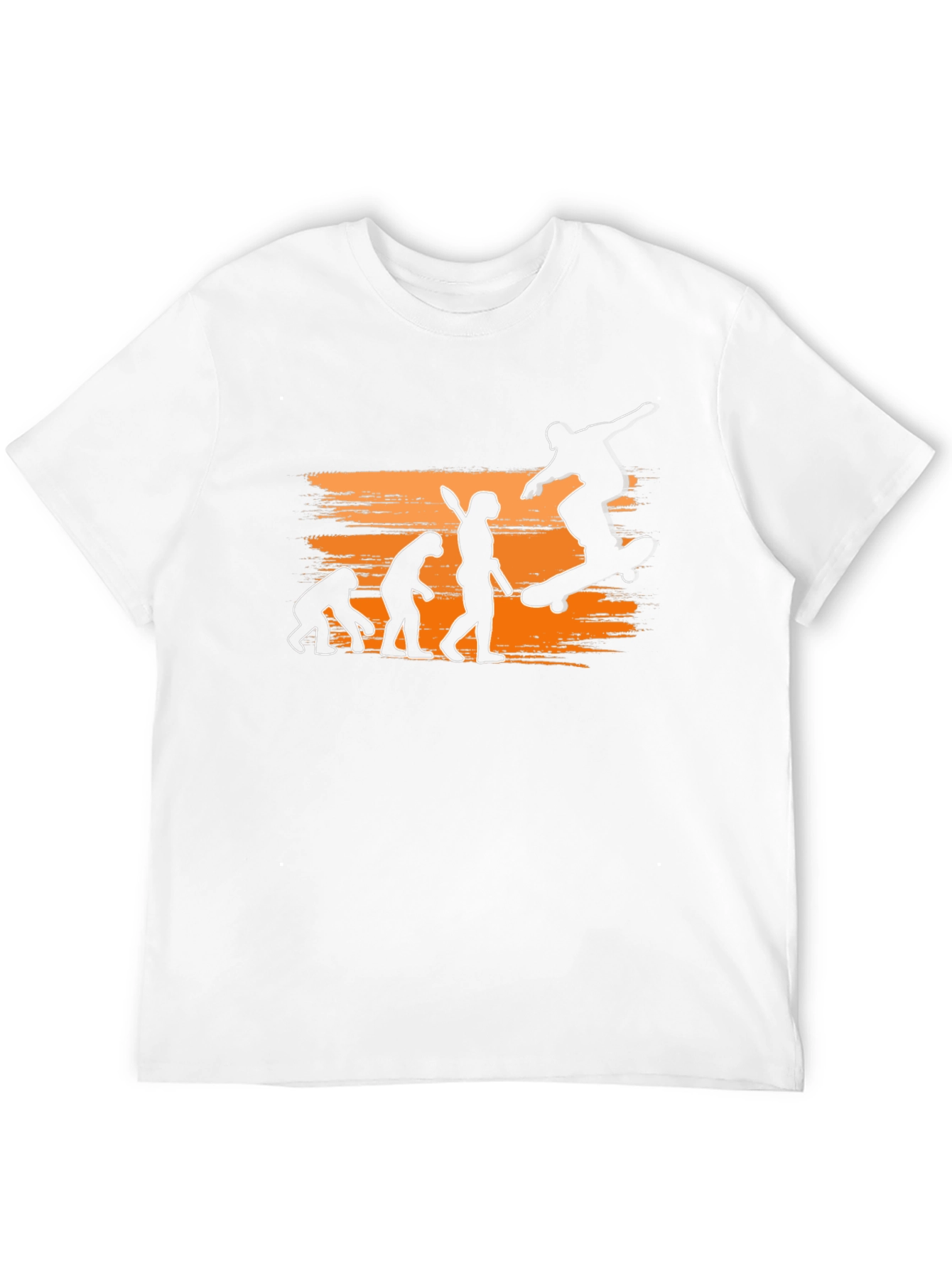 Skateboard Evolution Graphic Tee - Black