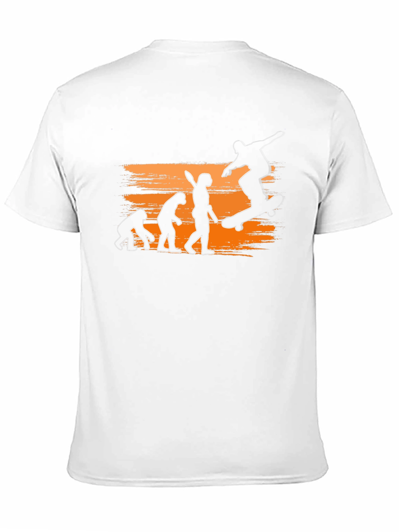Skateboard Evolution Graphic Tee - Black