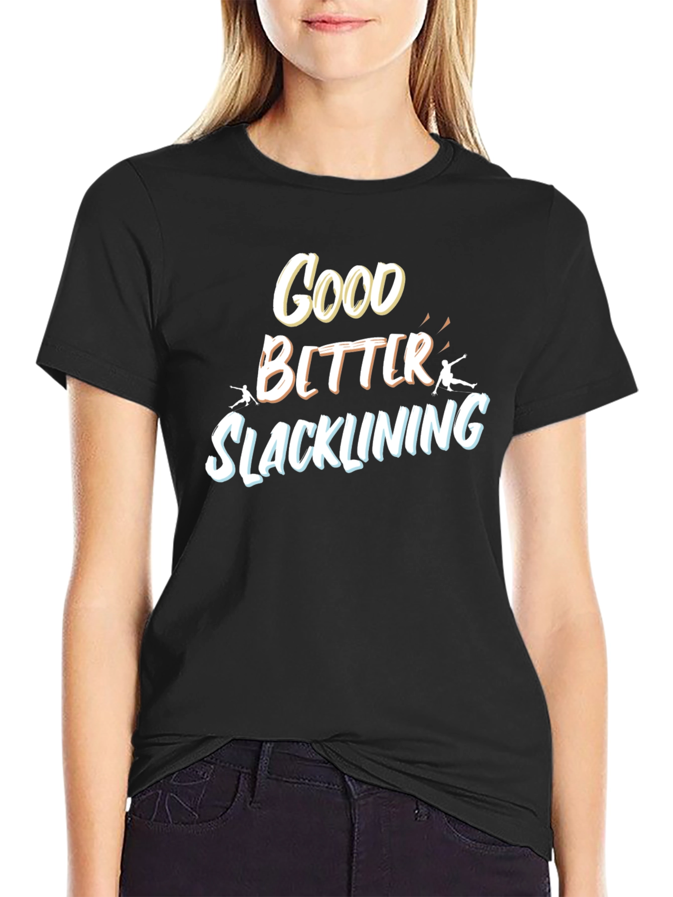 Good Better Slacklining T-Shirt - Black