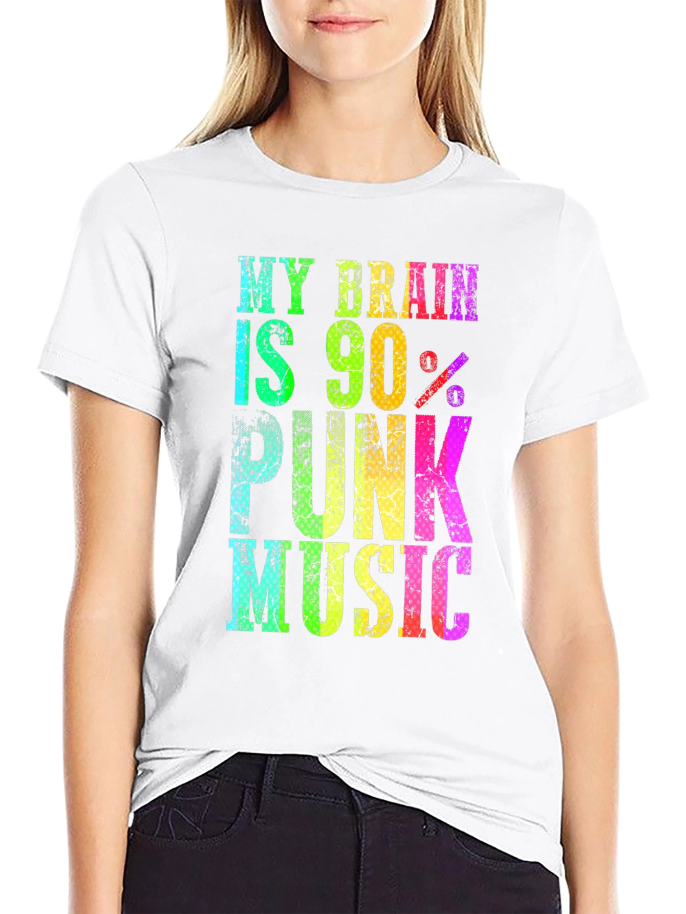 My Brain Is 90% Punk Music Graphic Tee