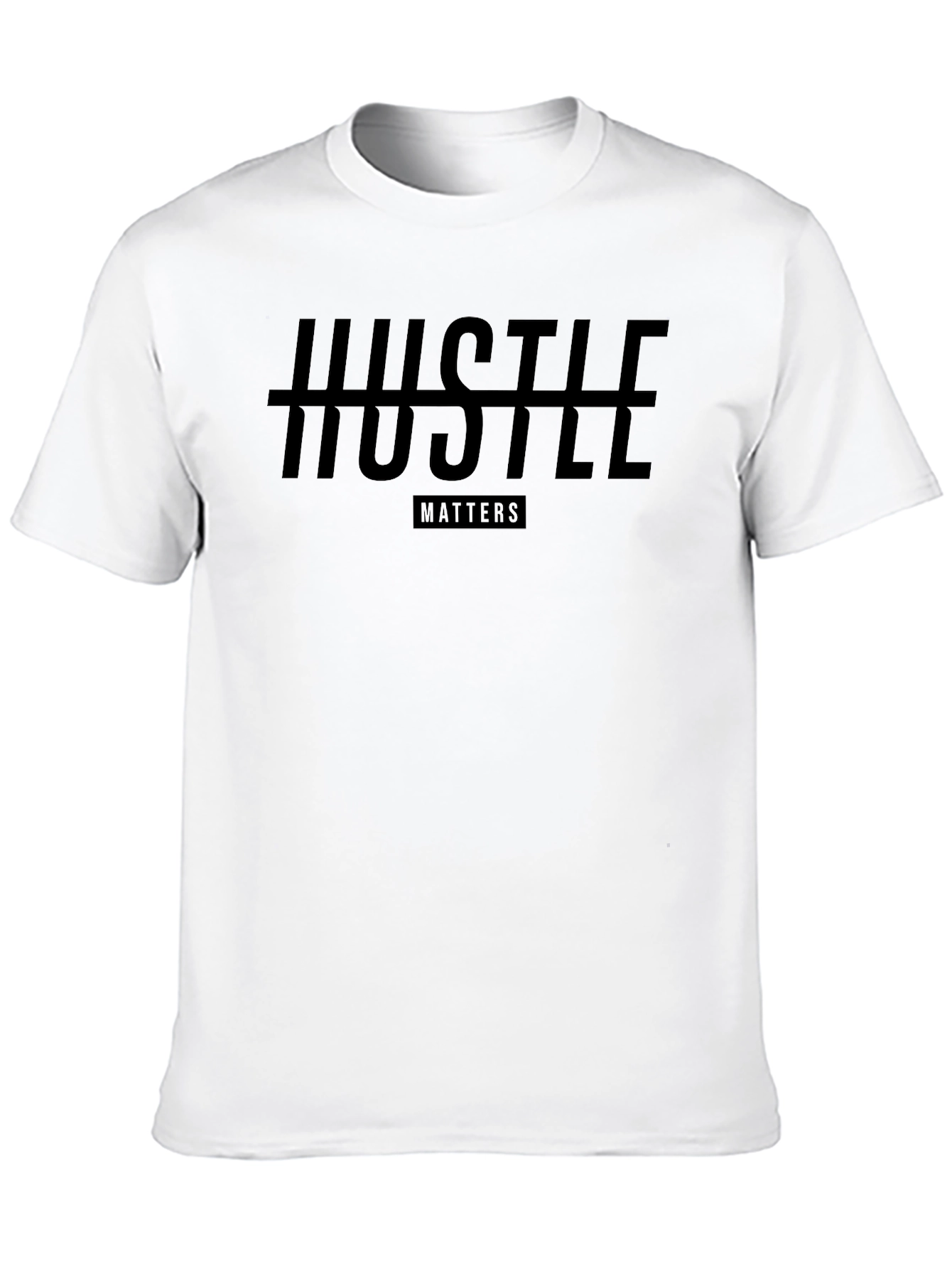 Hustle Matters Black Graphic Tee