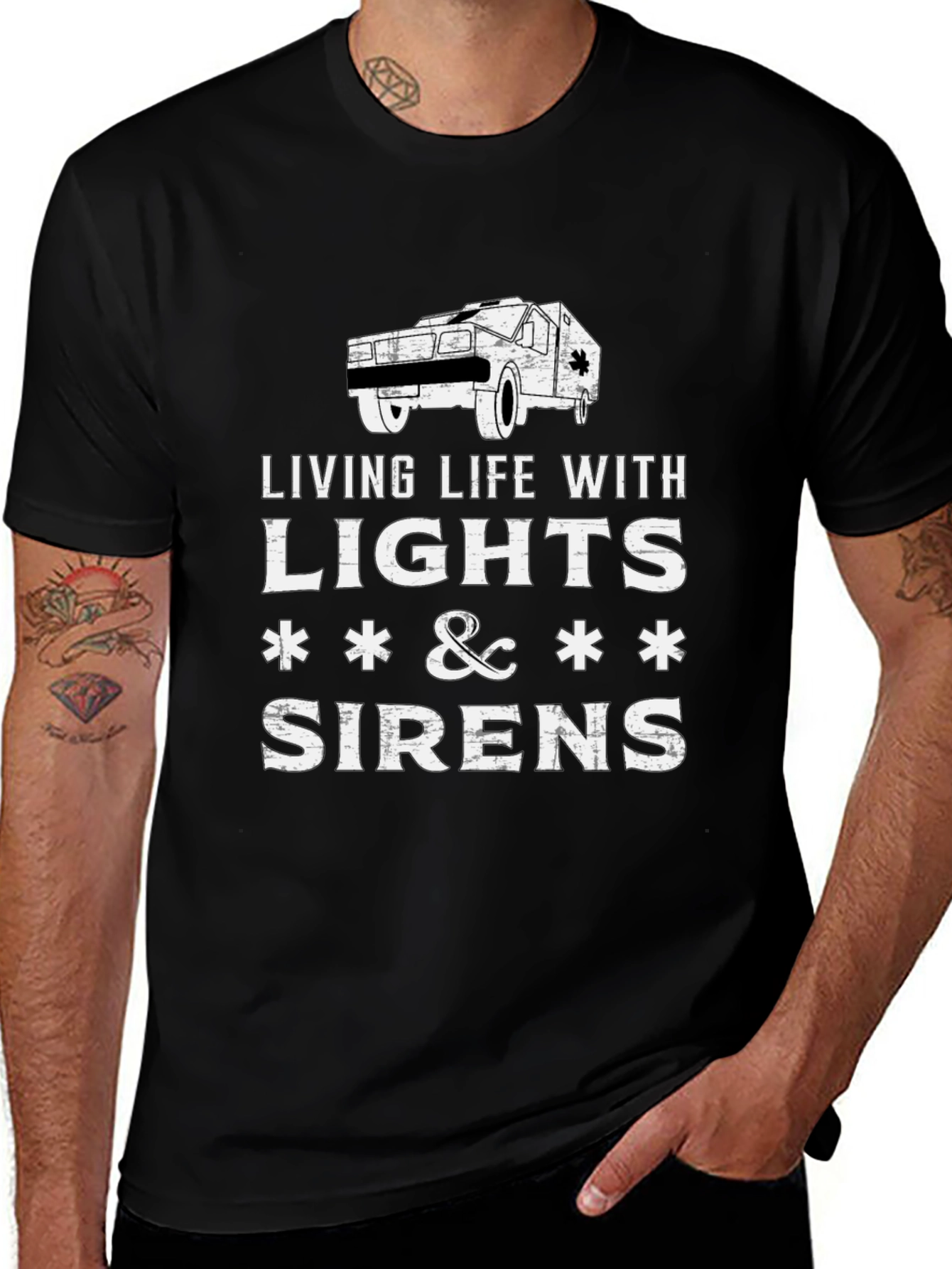 Living Life With Lights & Sirens T-Shirt