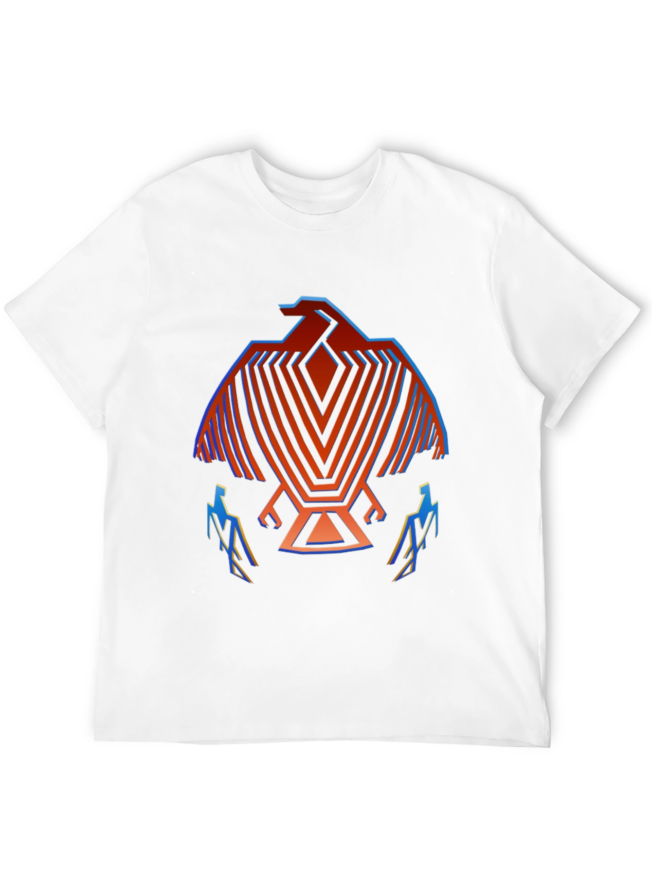Geometric Bird Graphic T-Shirt
