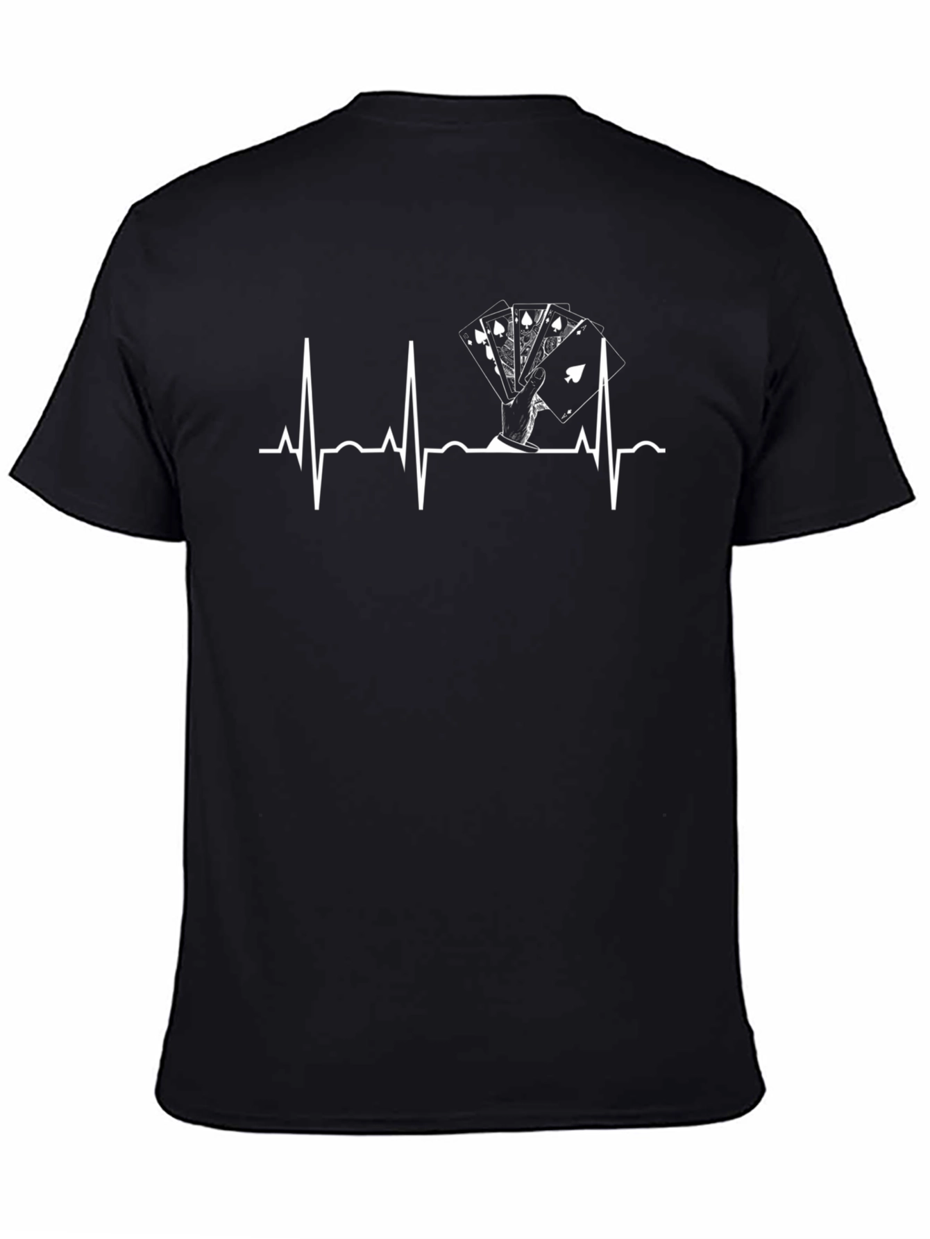 Poker Hand Heartbeat T-Shirt