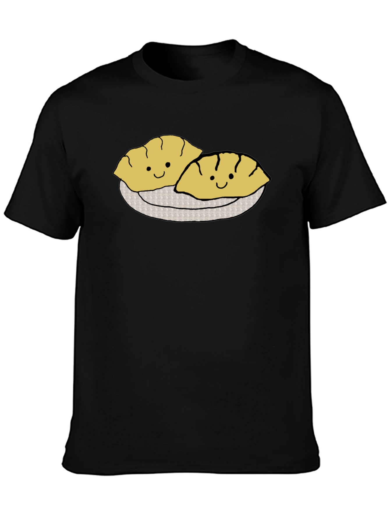 Cute Dumpling T-Shirt - Smiling Food Tee