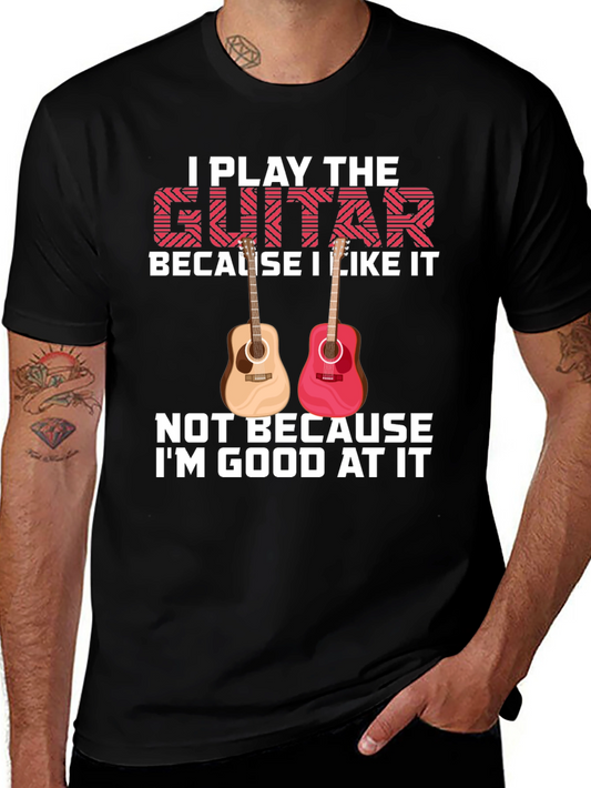 I Play the Guitar Graphic Tee