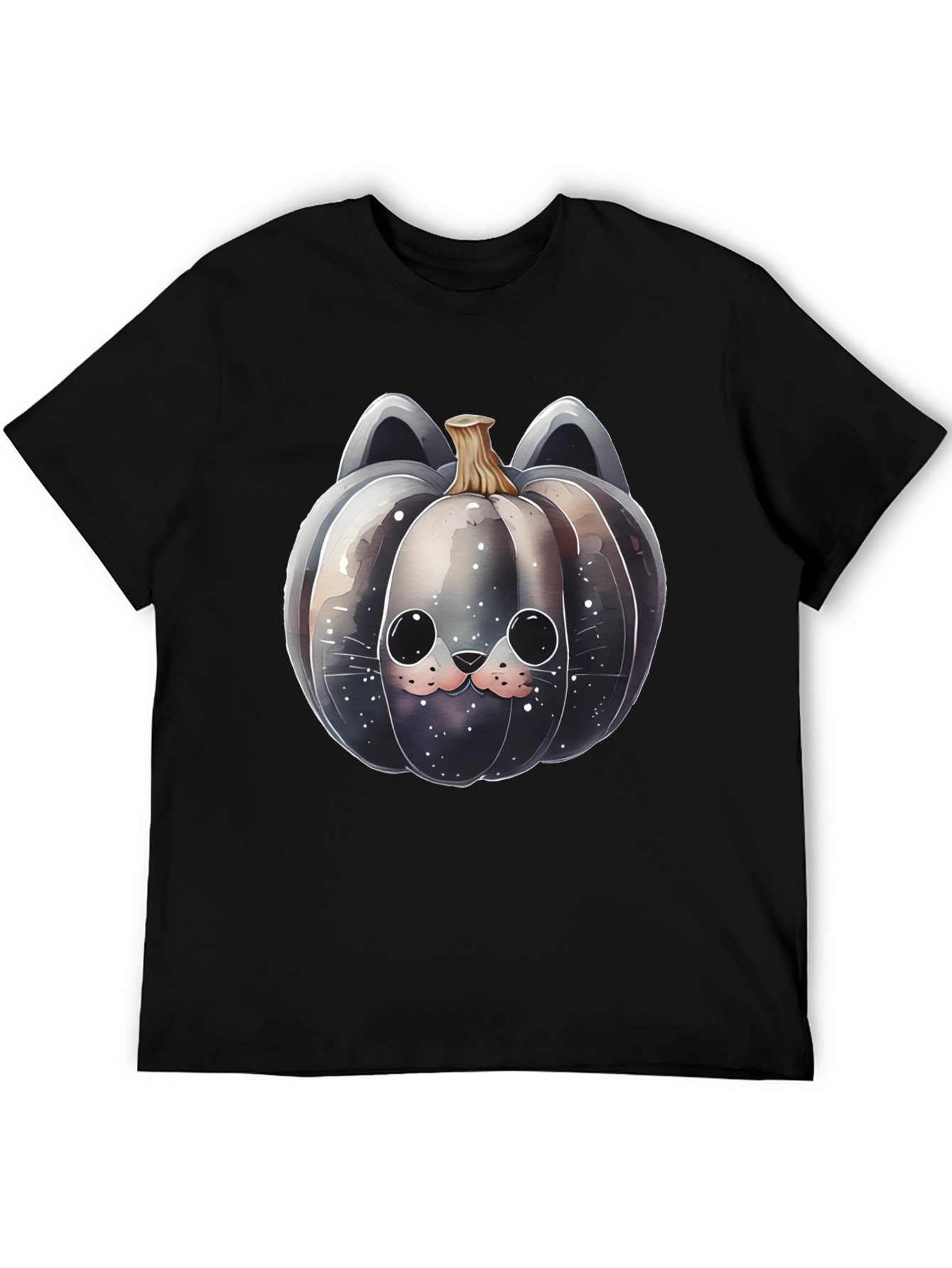 Spooky Cute Cat Pumpkin T-Shirt