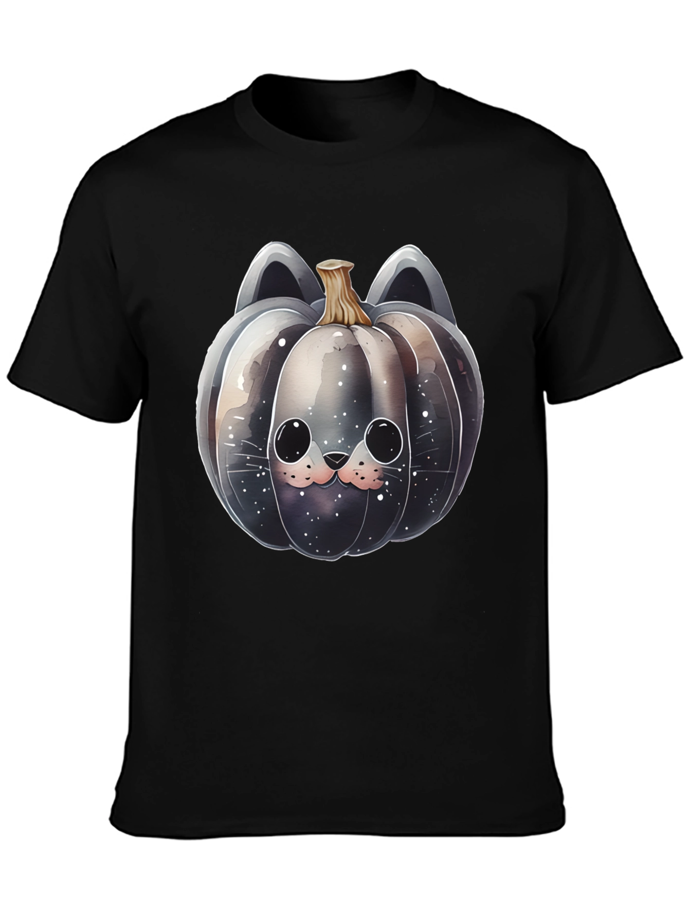 Spooky Cute Cat Pumpkin T-Shirt
