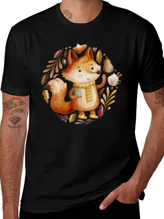 Autumn Fox T-Shirt: Cozy Fall Vibes