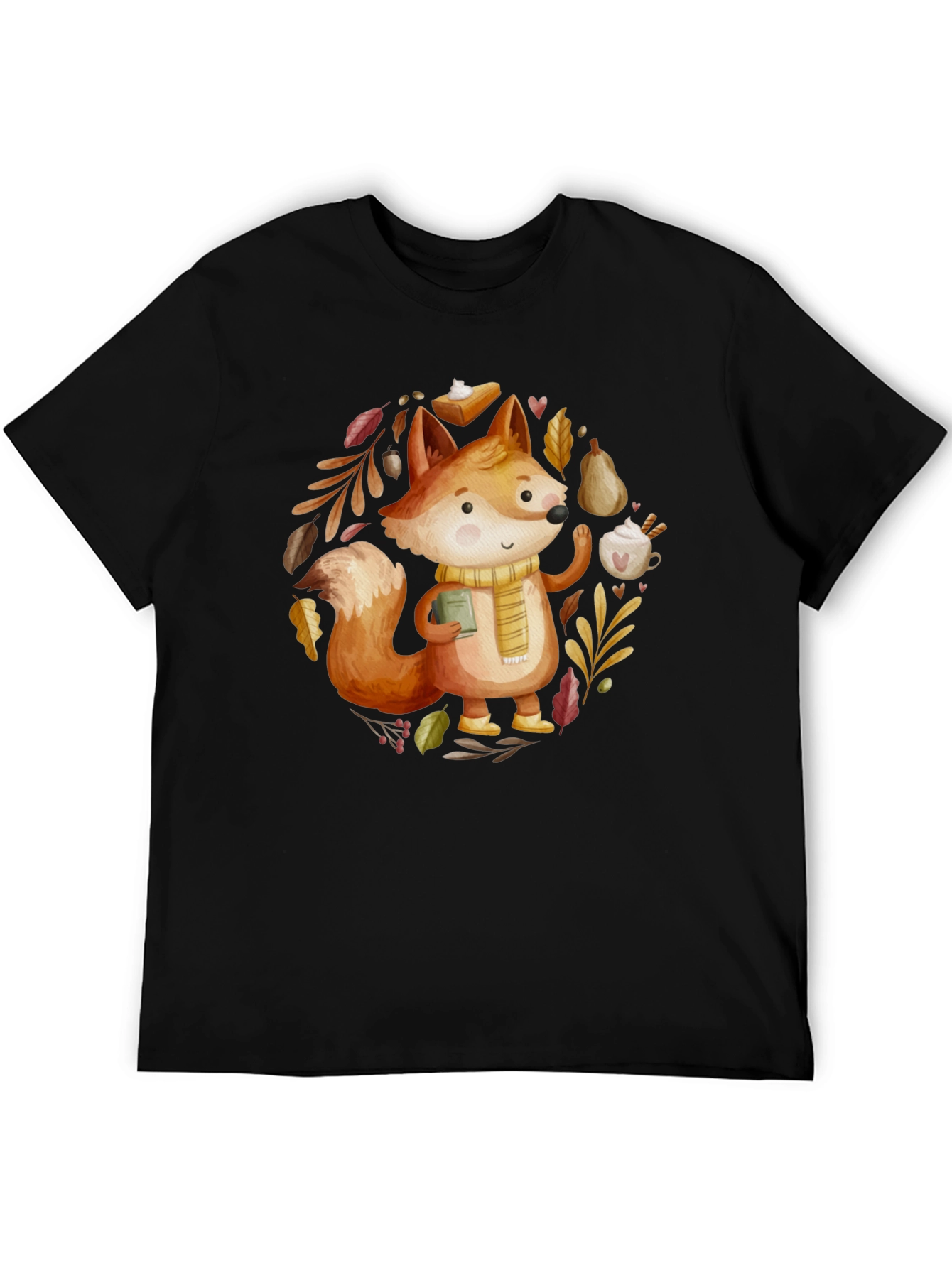 Autumn Fox T-Shirt: Cozy Fall Vibes