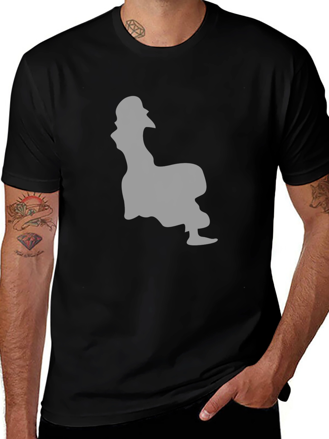 Silhouette Graphic T-Shirt - Soft Cotton Blend