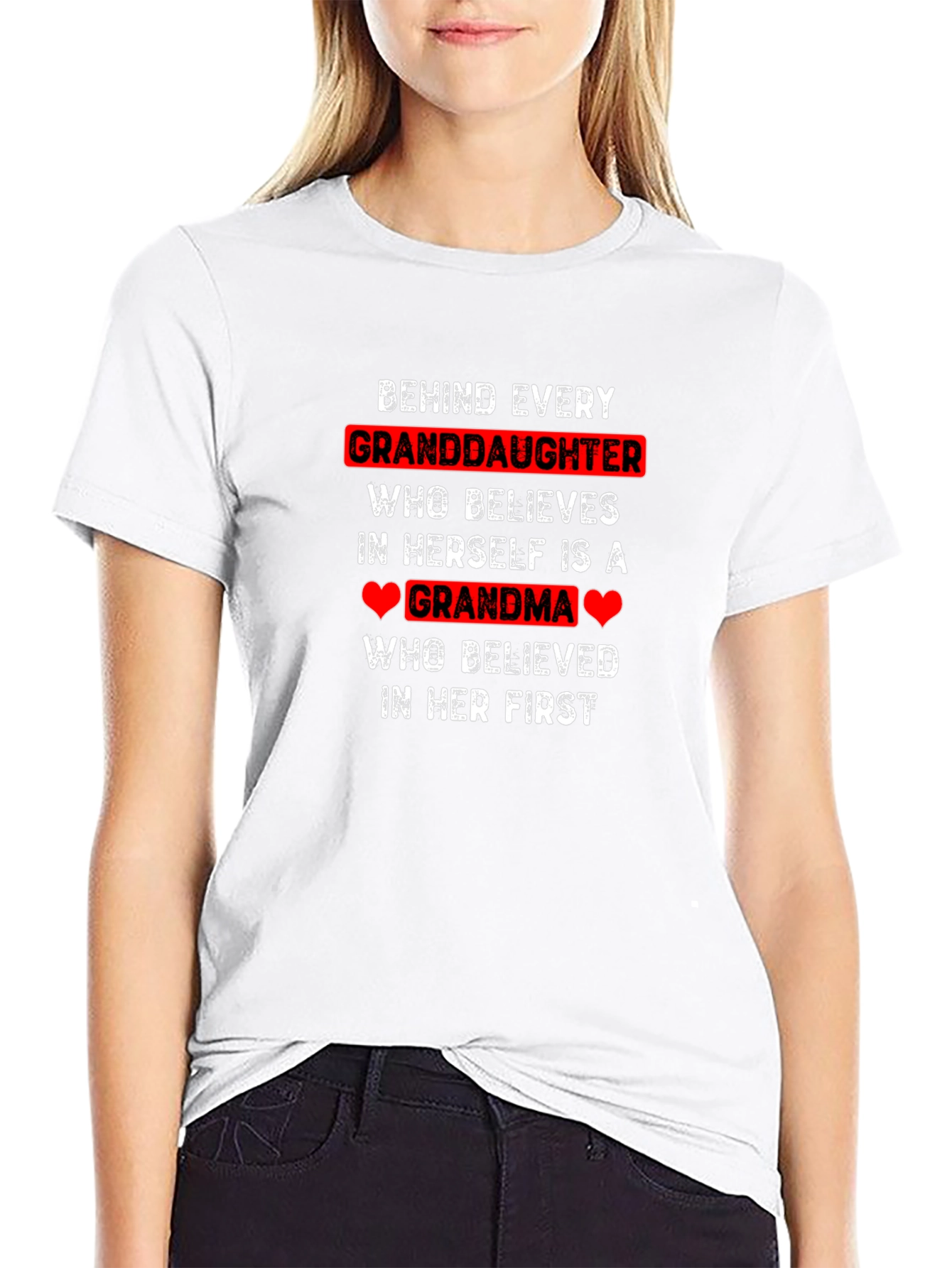 Granddaughter Grandma Graphic Tee