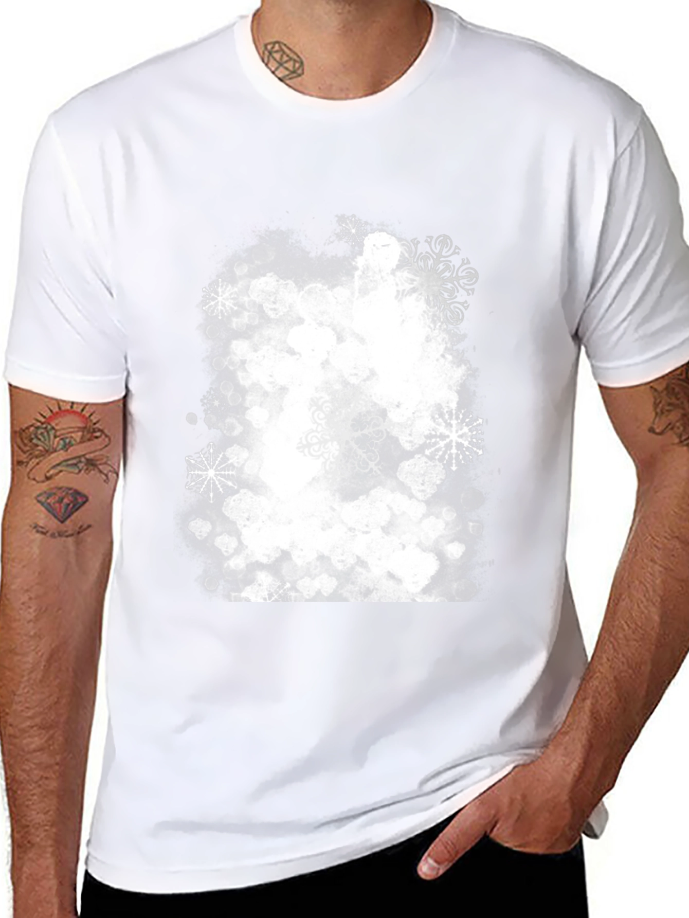Snowflake Graphic Tee - Holiday Winter Style