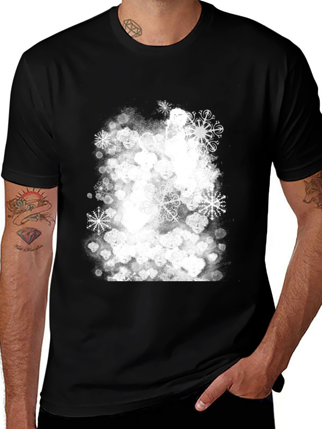 Snowflake Graphic Tee - Holiday Winter Style