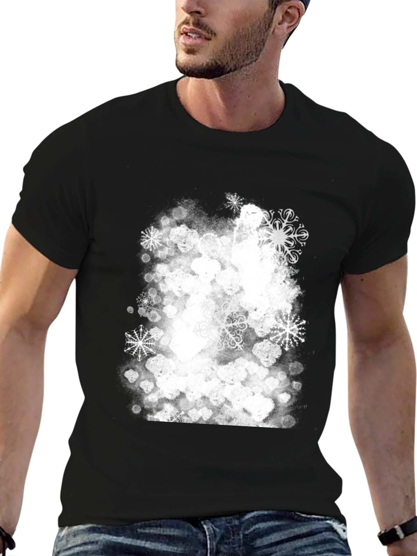 Snowflake Graphic Tee - Holiday Winter Style