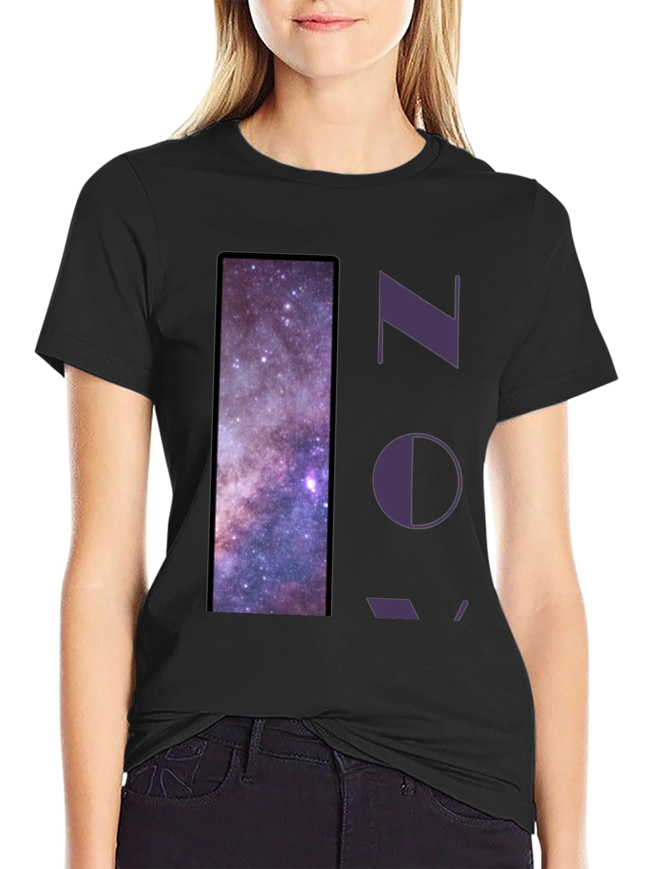 Nebula Print Graphic Tee - Stylish Unisex T-Shirt